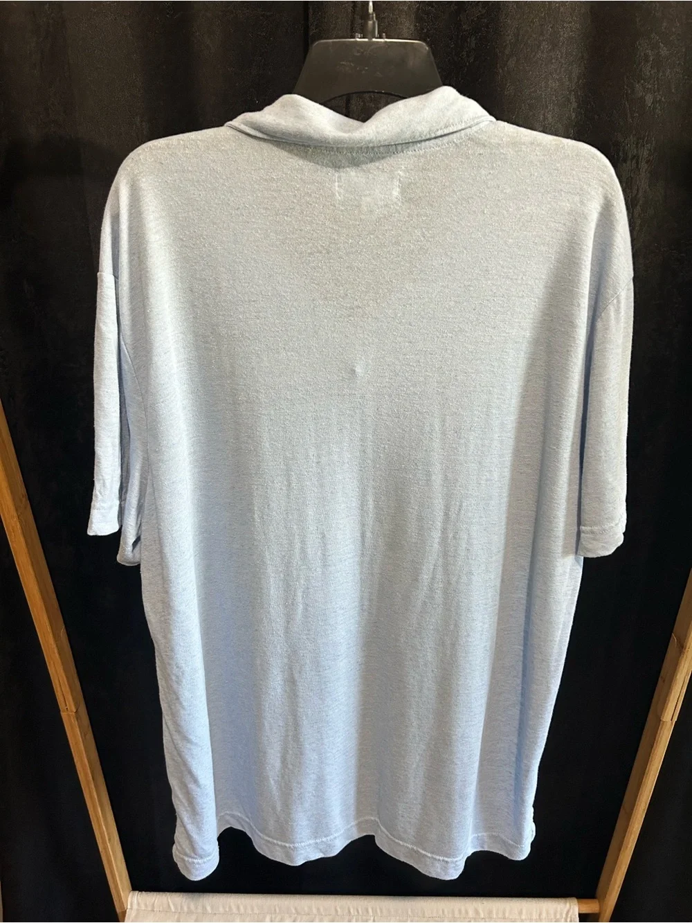 Banana Republic Men's Pale Blue Polo